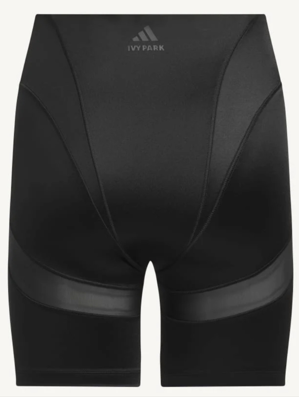 IVY PARK Black High-Waist Mesh-Panel Bike Shorts Sz Small - Picture 7 of 10